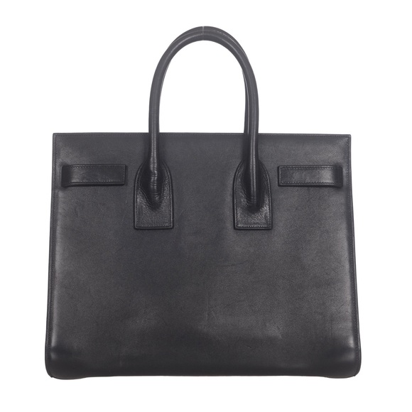 ♥️Saint Laurent Paris Sac De Jour Medium Black Leather Handbag♥️ - Picture 4 of 15